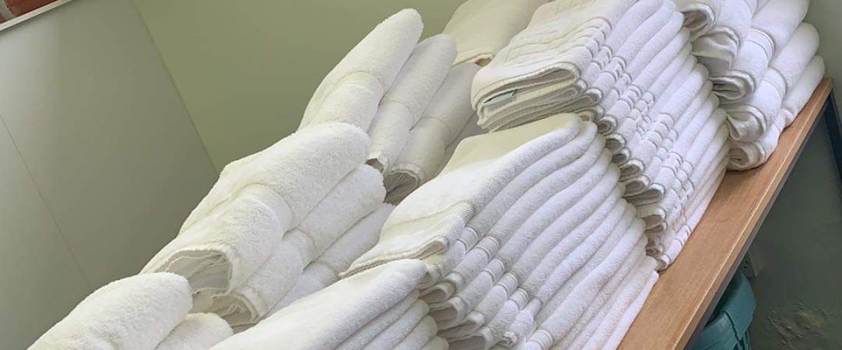 We look after laundry for many local businesses