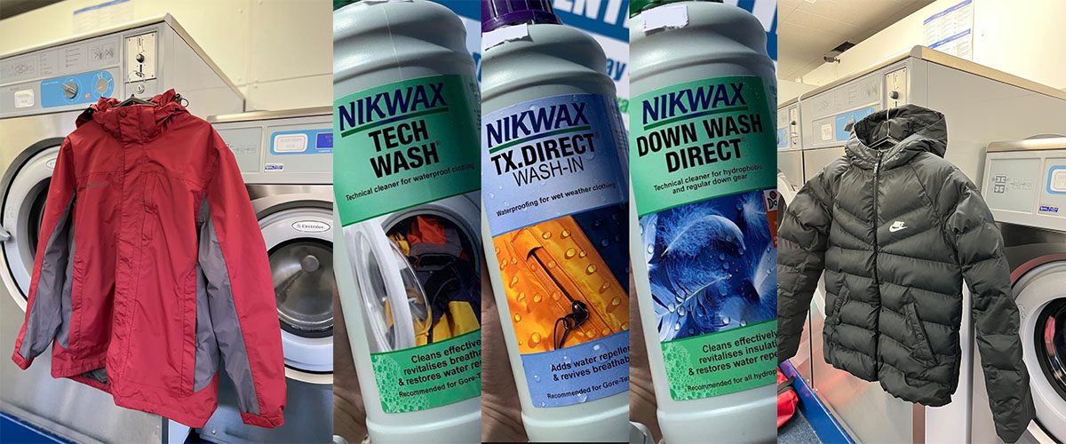 Cleaning and Reproofing outdoor clothing available with Nikwax